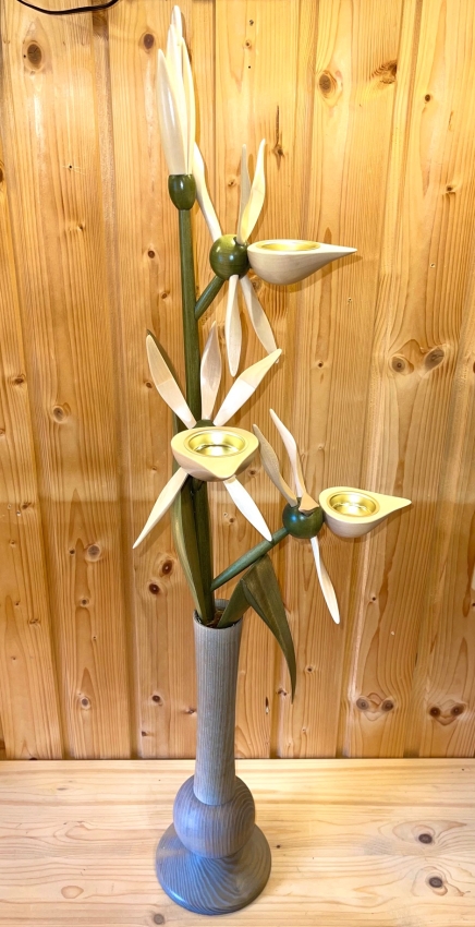 Orchidee Vase groß, Natur